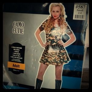 Camo Cutie Halloween or party Costume.